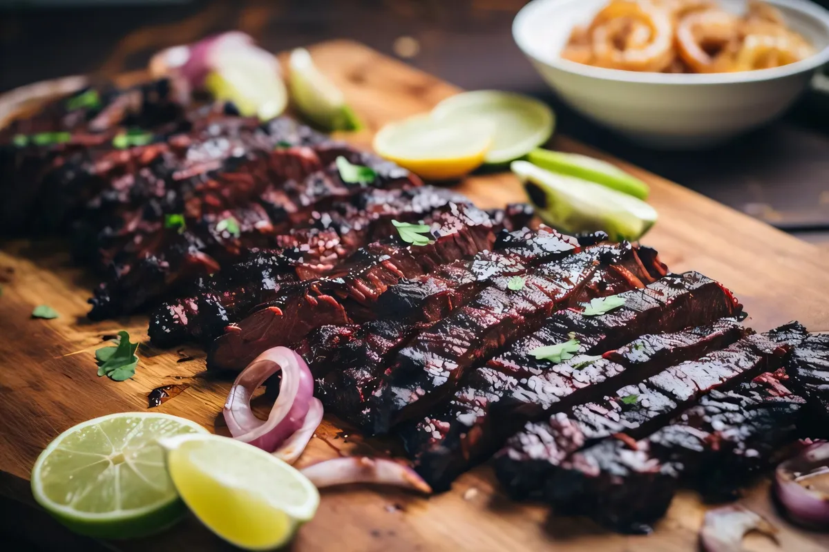 Miso-Lacquered Flap Steak